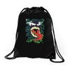 venom splatter Drawstring Bags