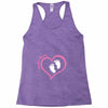Custom baby girl name maternity design Racerback Tank