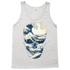 the great wave off skull Tank Top