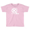 born to cycle forced to work Toddler T-shirt