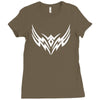 tribal flugel beidseitig bedruckt Ladies Fitted T-Shirt
