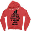 Sharks Dedicated A Whole Week To Me Zipper Hoodie