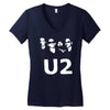 u2 band Women's V-Neck T-Shirt