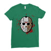 jason voorhees mask Ladies Fitted T-Shirt