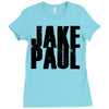 jake paul bl Ladies Fitted T-Shirt