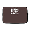 i love m&ouml;pse funny Laptop sleeve