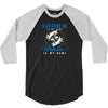 Father is my Name Fishing Is My Game 3/4 Sleeve Shirt