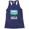i want to read Racerback Tank