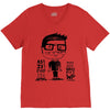 code nerd V-Neck Tee
