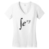 sexy math t shirt s m l xl 2xl 3xl funny awesome sex humor college ner Women's V-Neck T-Shirt