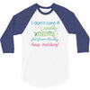 marching band i dont care if sparkly unicorns 3/4 Sleeve Shirt