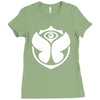 tomorrowland man's Ladies Fitted T-Shirt