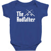 the rodfather   mens funny fishing Baby Bodysuit