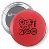 bike parts full suspension airfix model parts mens printed cotton Pin-back button