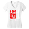 got skills on the grills apron Women's V-Neck T-Shirt