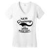 New Grammy 2018 Rokie Dept. Women's V-Neck T-Shirt