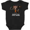 rocket is my spirit animal Baby Bodysuit