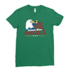 science bless america Ladies Fitted T-Shirt