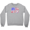 american flag peace Crewneck Sweatshirt