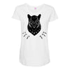 black panther Maternity Scoop Neck T-shirt
