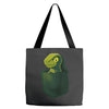 pocket raptor Tote Bags
