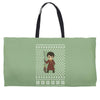 ugly harry potter christmas Weekender Totes