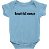 beautifull woman Baby Bodysuit