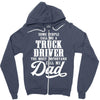 Truck Driver Dad Zipper Hoodie