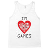 IM LOVE GAMES Tank Top