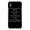 50 % unicorn (White) iPhoneX