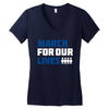 March For Our Lives Women's V-Neck T-Shirt