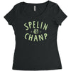 spelin chanp best trending Women's Triblend Scoop T-shirt