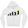 goku evolution (black) Zipper Hoodie