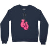 boxing gloves breast cancer Crewneck Sweatshirt