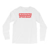 drinking with me pregnancy warning Long Sleeve Shirts
