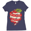 you are the apple of my eye Ladies Fitted T-Shirt