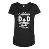 i'm a camping dad Maternity Scoop Neck T-shirt