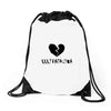 xxxtentacion black logo Drawstring Bags