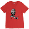 mr potato black knight V-Neck Tee