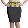 warning offensive mens funny Pencil Skirts