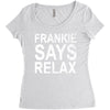 Frankie Says Relax Women's Triblend Scoop T-shirt