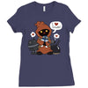 jawas love droids Ladies Fitted T-Shirt