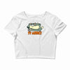 tv addict Crop Top