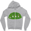run away and keep going Zipper Hoodie