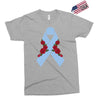 stomach cancer ribbon and rose Exclusive T-shirt