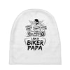 You Cant Scare Me I am Biker Papa Baby Beanies