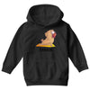 yoga pug exhale Youth Hoodie