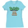 dad the man the myth the legend Ladies Fitted T-Shirt