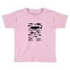 shark chart Toddler T-shirt