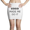 coco made me do it t shirt top tumblr tee tshirt swag dope rihanna cel Mini Skirts